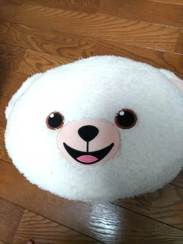 퍼 퍼 곰 얼굴 쿠션 봉제 인형 부드럽고 폭신폭신