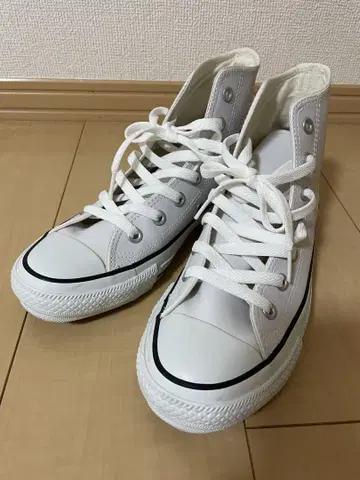 컨버스 하이컷 스니커즈 화이트 24cm
