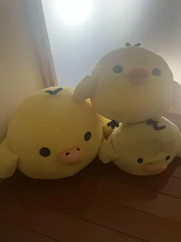 키이로이토리 봉제 인형 3종 세트