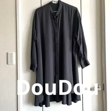 DouDou 롱 셔츠 셔츠 원피스 고급스러운