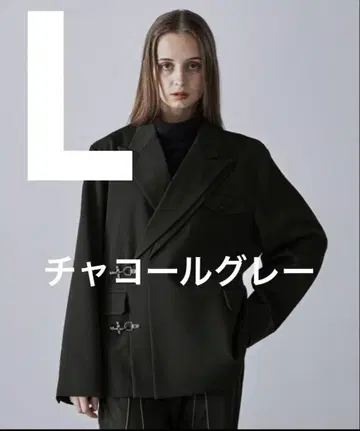 clel 프라임 TR 더블 라펠 테일러드 자켓 차콜 L