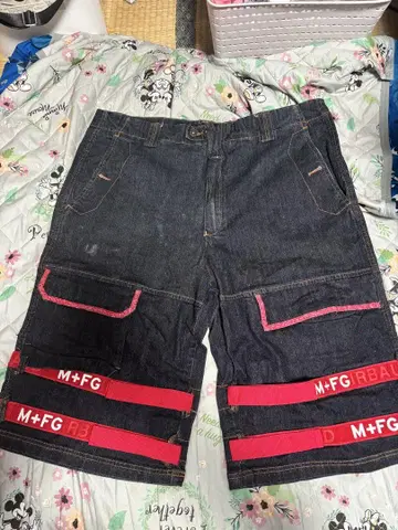 M+FG 셔틀 팬츠 구제 의류 스트릿
