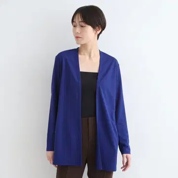 새상품 INDIVI UV 접촉 냉감 드라이 터치 저지 가디건 XS