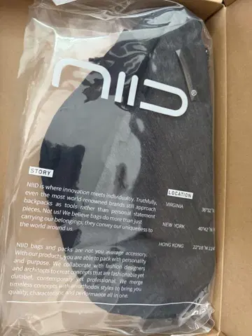 NIID FINO V 다기능 슬링 백 그레이 오른쪽 걸이