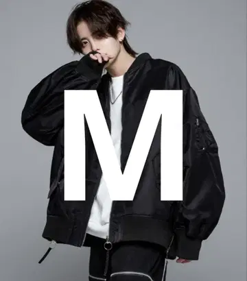 adrer 리버서블 밀리터리 MA-1 블루종 블랙 M
