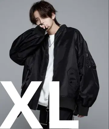 adrer 리버서블 밀리터리 MA-1 블루종 블랙 XL