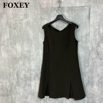 FOXEY Flower Petal 스트레치 스무스 슬리브리스 원피스