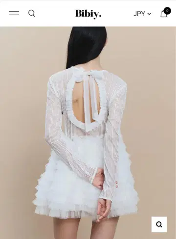 Bibiy. 스트라이프 시스루 탑