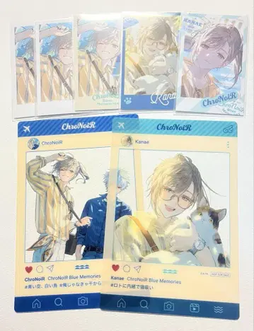 Blue Memories 폴라로이드 혜택 클리어 카드 ChroNoiR