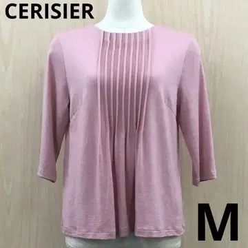 CERISIER 얇은 소재 7부 소매 티셔츠 F0724A17