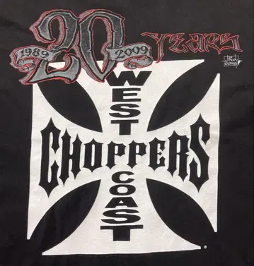 West Coast Choppers 20주년 티셔츠
