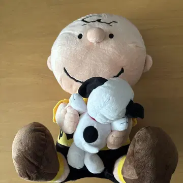 USJ 한정판 찰리 브라운과 스누피 봉제 인형 약 35cm