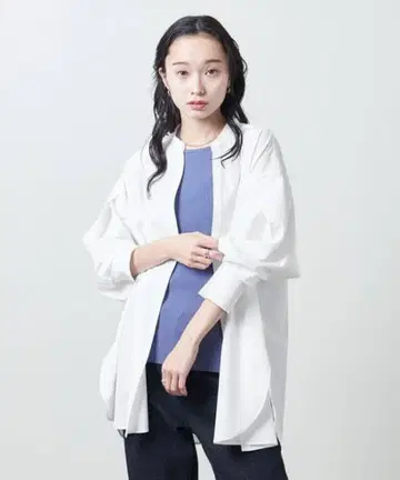 MARW UNITED ARROWS 턱 슬리브 셔츠