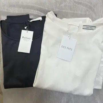 2장 세트 투모로우랜드 Ballsey 블랙 DES PRES 화이트