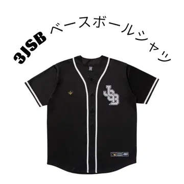3JSB KINGDOM 베이스볼 셔츠 블랙