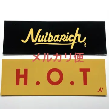 nulbarich 스티커 2장 세트 나루바리치 H.O.T