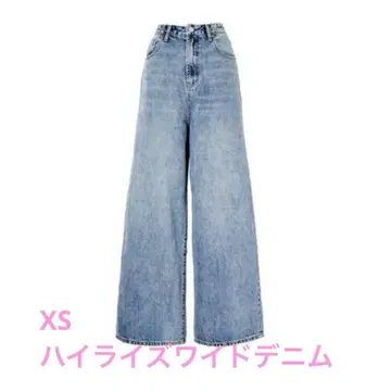 My Apparel 하이 라이즈 와이드 데님 마이 어패럴 XS 사에코