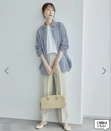 로페피크닉 스트레이트 이지 팬츠 라이트 그레이 38