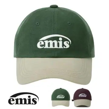 emis 야구 모자 그린/베이지