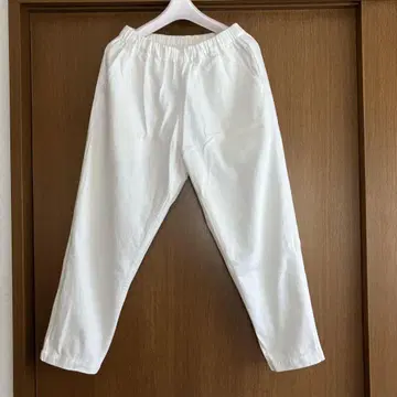바바구리 화이트 데님 팬츠