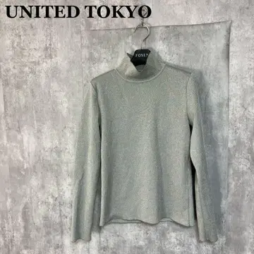 UNITED TOKYO 라메 하이넥 긴팔 상의