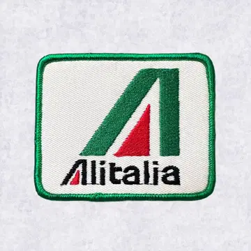 Alitalia 알리탈리아 항공 빈티지 자수 로고 패치