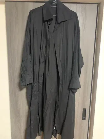 Y's 블랙 롱 셔츠