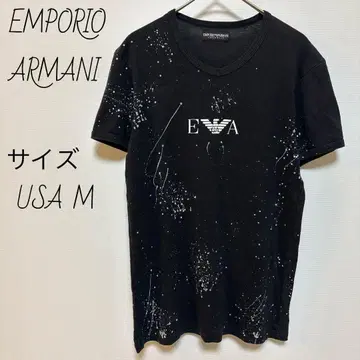 엠포리오 아르마니 반팔 티셔츠 USA M 여성용 V넥