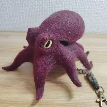 양모 펠트 가마구치 홀더 핸드메이드