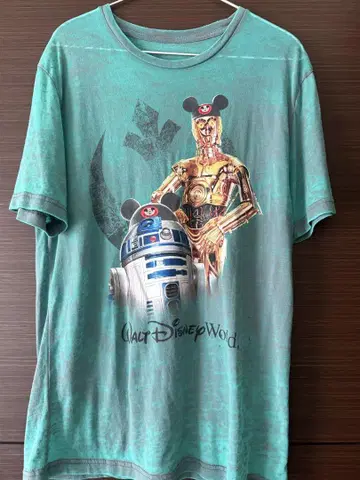 디즈니 월드 C-3PO R2-D2 스타 워즈 티셔츠