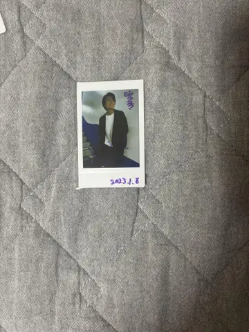 유모토 켄이치 폴라로이드 친필 사인 포함