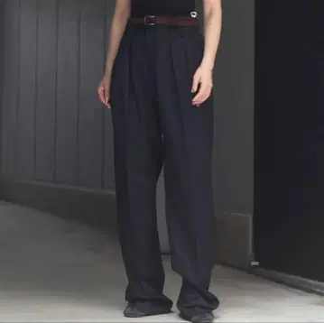 NEAT 25ss 울 개버딘 와이드 46