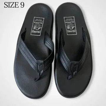 새상품급 ISLAND SLIPPER 아일랜드 슬리퍼 플립플랍 가죽