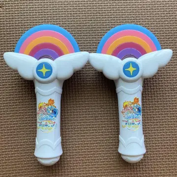 넓게 펼쳐지는 스카이 프리큐어 드림 스테이지 응원봉