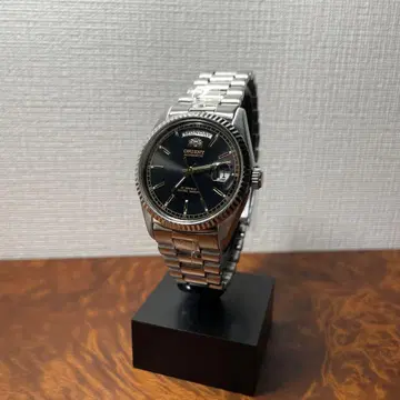 ORIENT 데이 데이트 46E701-91 블랙 다이얼 오토매틱