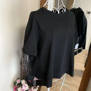 블랙 상의