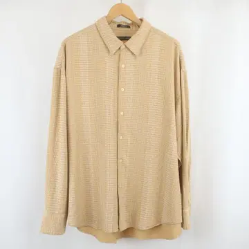 새상품급 00s GEOFFREY BEENE 실크 오버 사이즈 셔츠 2XL