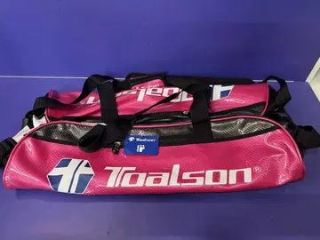 미사용품  초대용량! 백팩형 Toalson 라켓 백 핑크