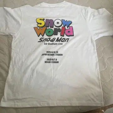 Snow World Snow Man 티셔츠 미사용 자택 보관