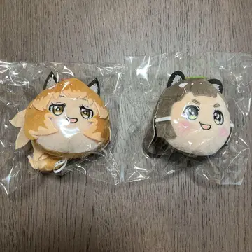 오시구루미 미니 이상한 동물 채널 여우와 너구리