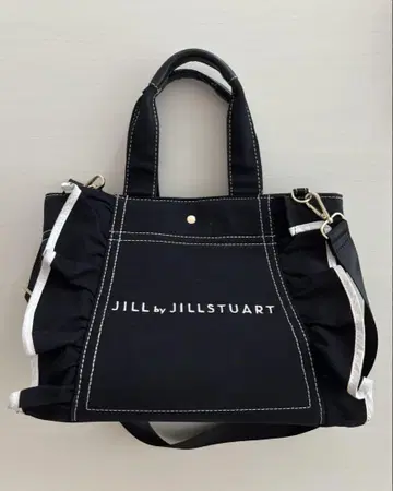 JILL by JILL STUART 프릴 토트백 대 블랙