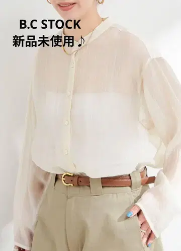 와셔 오간 백 드레이프 셔츠 시어 셔츠 시어 블라우스