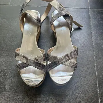 JIMMY CHOO 샌들 실버 36