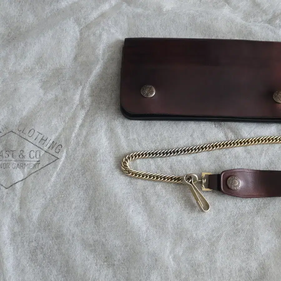 Le masque Mono Western Slim Keyring Card Wallet Khaki New on