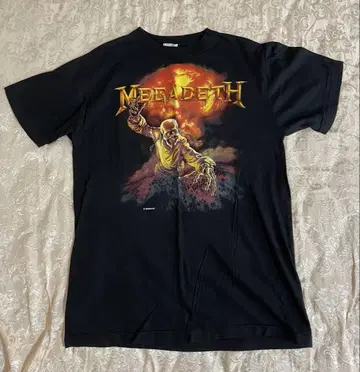 메가데스 티셔츠 megadeth 1988년