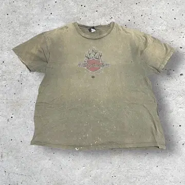 00s 할리데이비슨 티셔츠 이글 프레임 양면 3XL