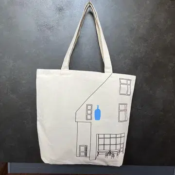 새상품급 블루 보틀 커피 토트백 도쿄 오가닉 코튼 100%