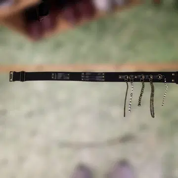 Super Jeans 블랙 패션 벨트