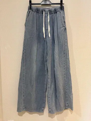 차오패닉 티피 청바지 데님 데님 팬츠 색스 블루
