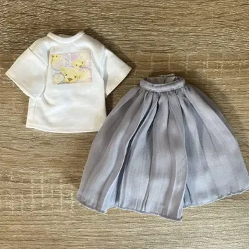 아존 티셔츠와 스커트